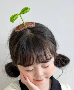 گیره موی تف تقی طرح برگ